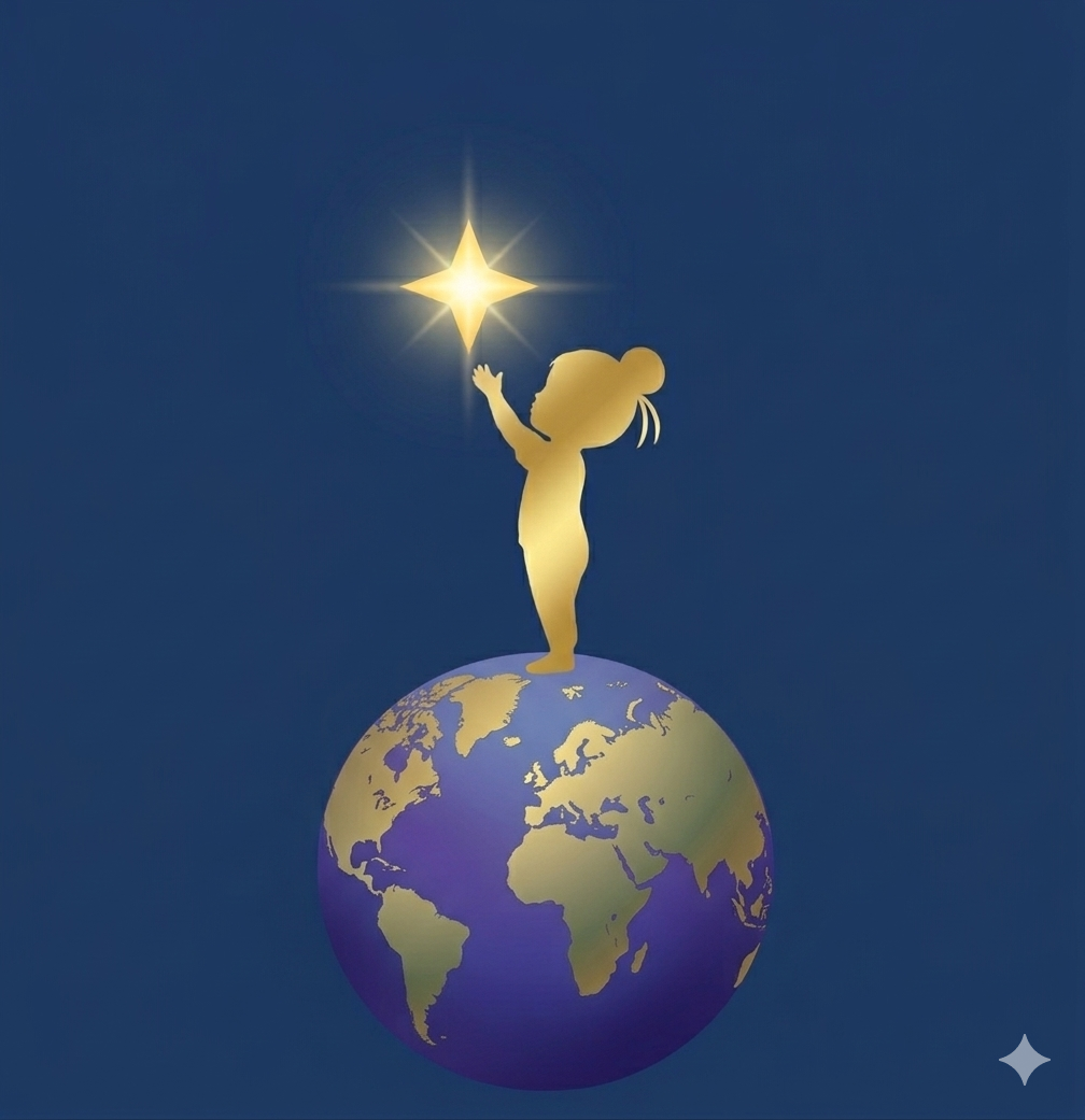 A child reaching for the stars—the soul of the Great Hello